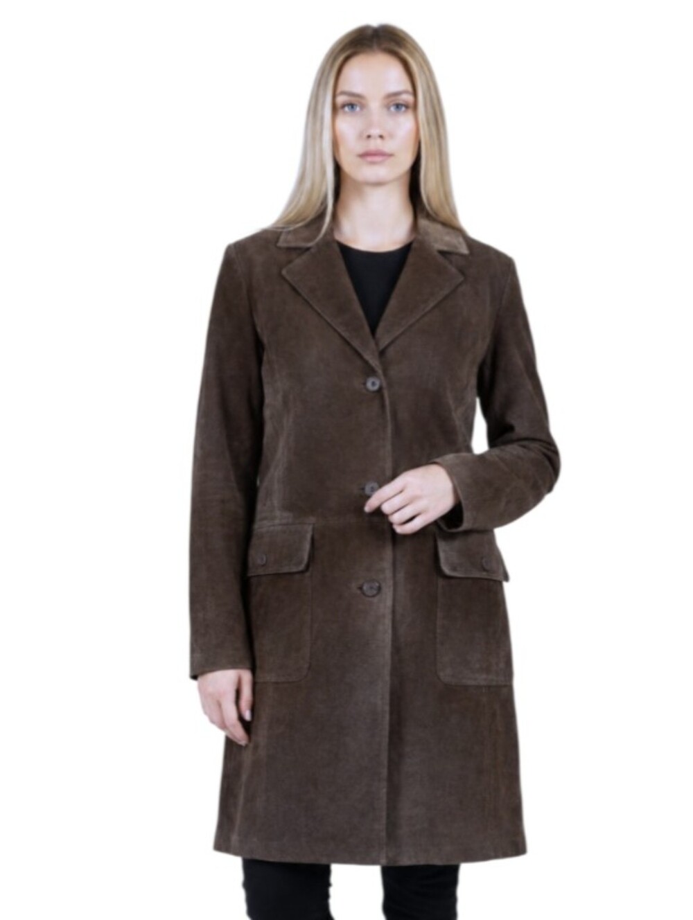 STYLE & CO.! DEEP COCOA BROWN GENUINE SUEDE LEATHER TAILORED JACKET, COAT! SZ XL